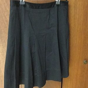 American Living Navy Pleated Skirt